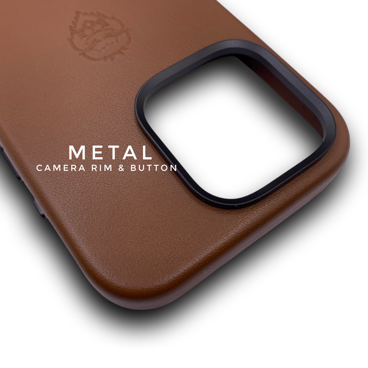 iPhone 16 pro Max Chocolate Brown Genuine leather case