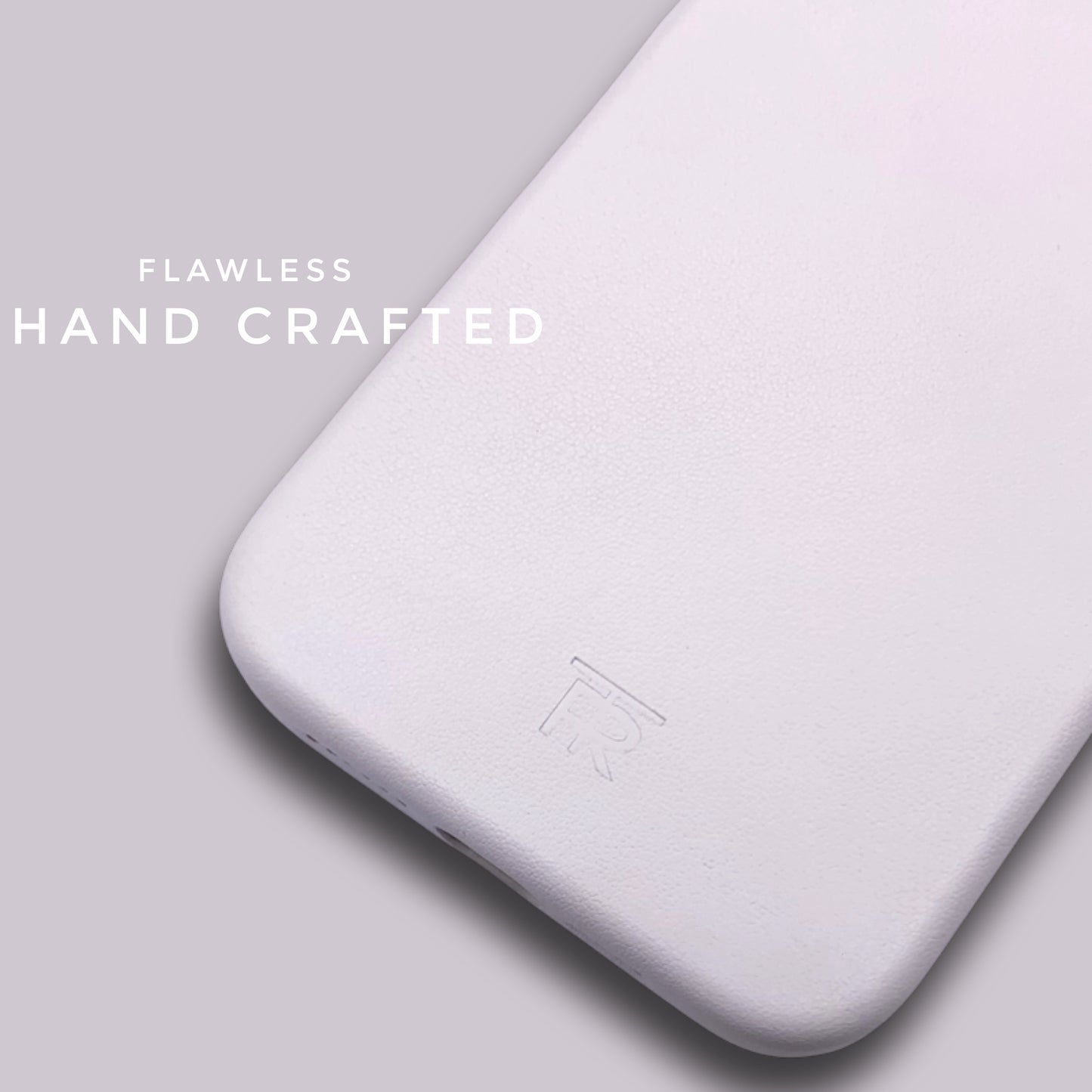 iPhone 16 Pro Tusker White Genuine Nappa Leather
