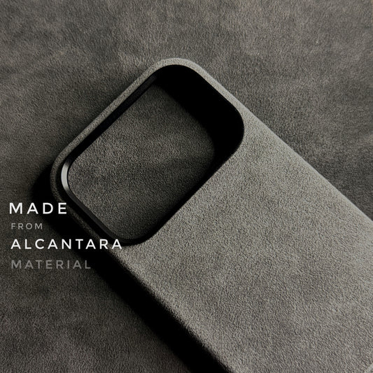 iPhone 17 Pro/ 17 Pro Max Monaco Gray Alcantara case