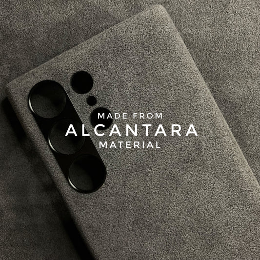 Samsung S25 Ultra Monaco Gray Alcantara case