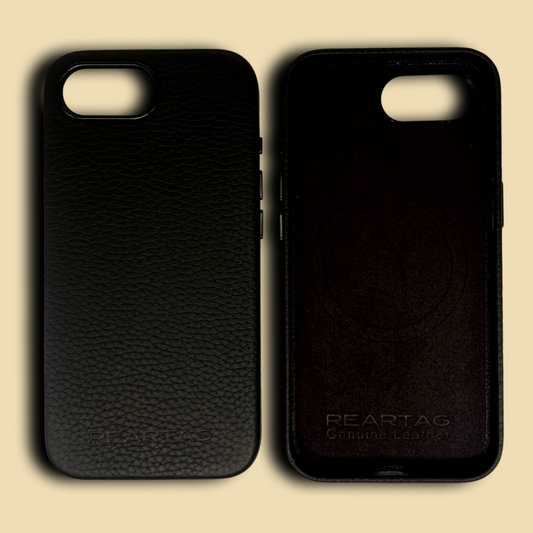 iPhone 16e genuine leather case with MagSafe