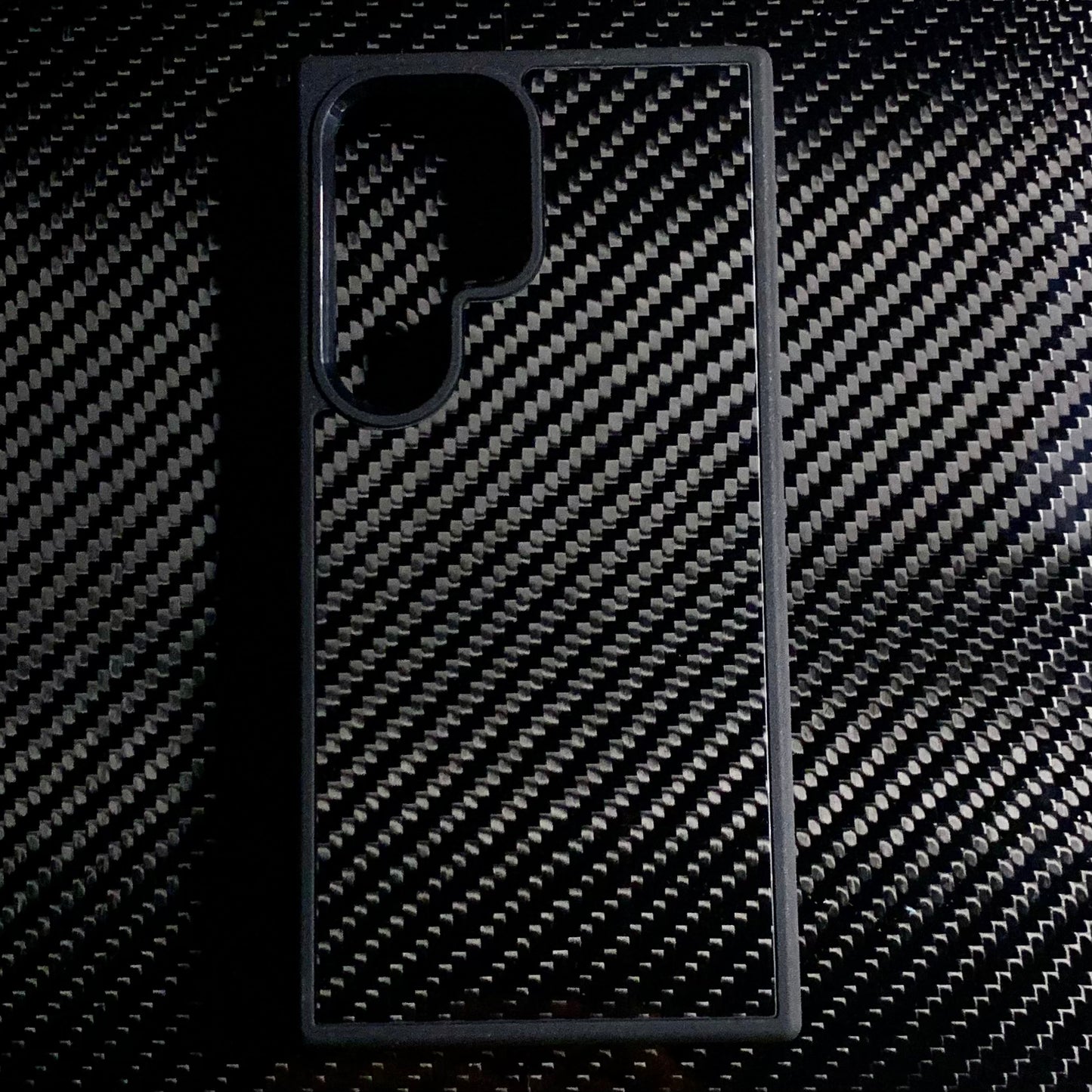 S24 Ultra 3k Twill Genuine Glossy Carbon Fiber Case
