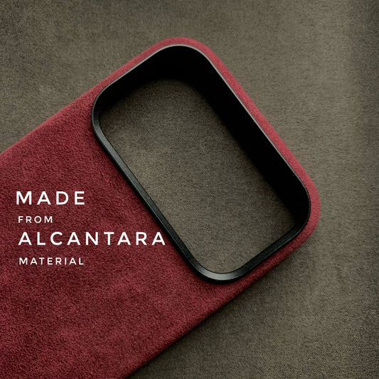 iPhone 17 Pro/ 17 Pro Max Rich Purple Alcantara case with Camera Control