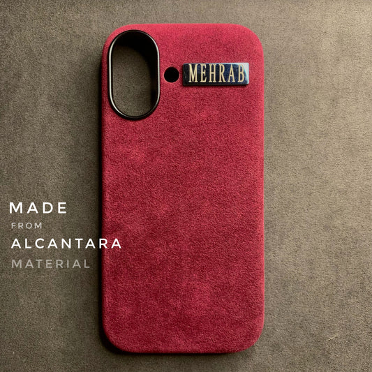iPhone 17 Rich Purple Alcantara case with Camera Control