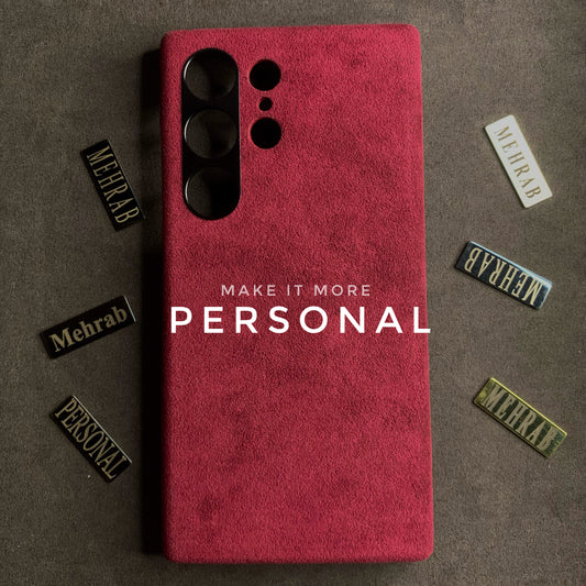 Samsung Ultra Italian Rich Purple Alcantara case