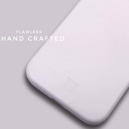 iPhone 16 Pro Max Tusker White Genuine Nappa Leather