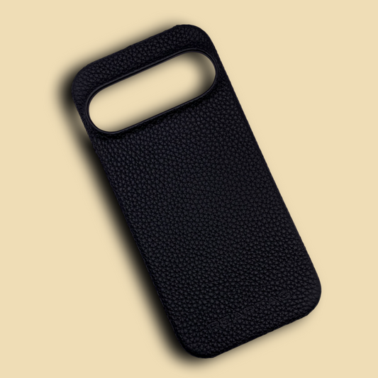Pixel 9/9Pro Black Genuine leather case with magsafe