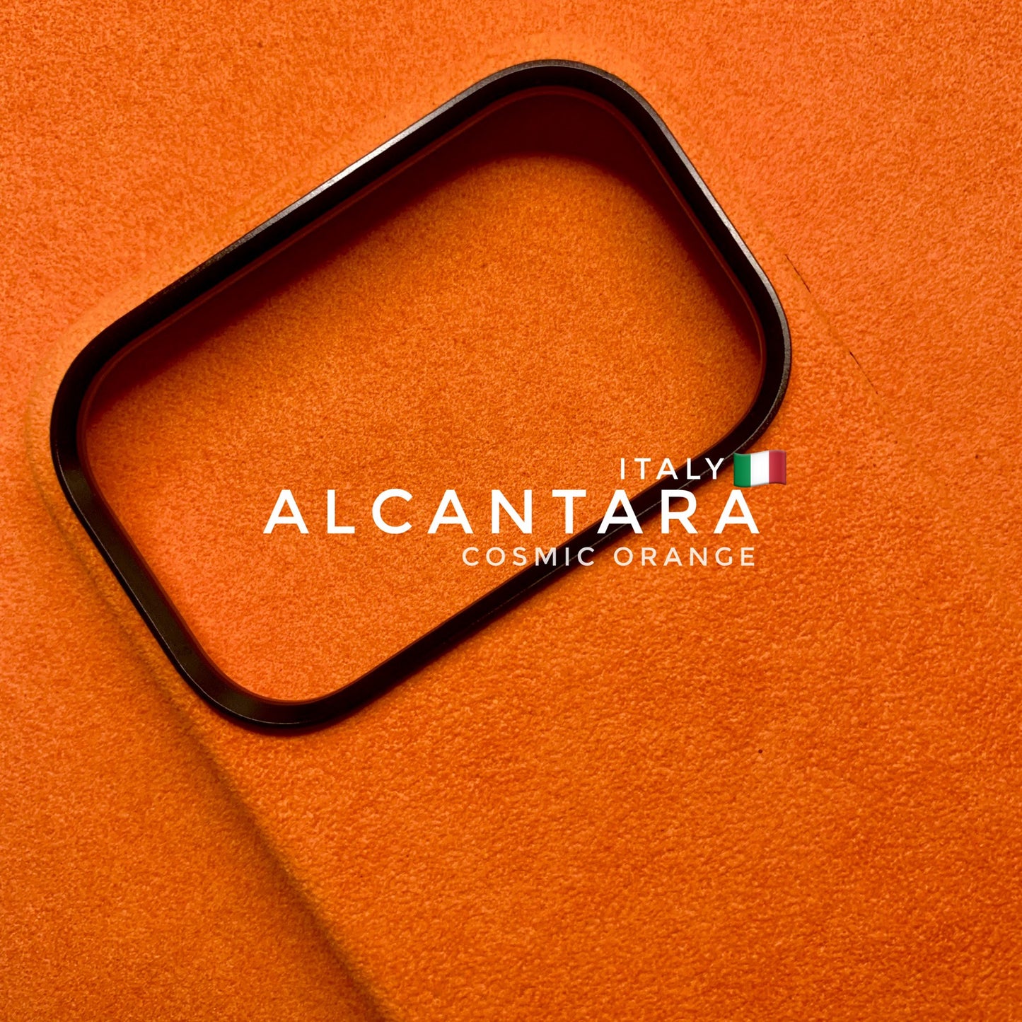 iPhone 17 Pro/ 17 Pro Max Cosmic Orange Alcantara case with Camera Control