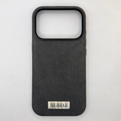 iPhone 17 Pro/ 17 Pro Max Monaco Gray Alcantara case