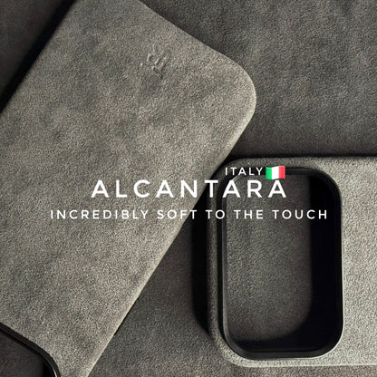 iPhone 17 Pro/ 17 Pro Max Monaco Gray Alcantara case