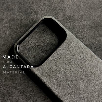 iPhone 17 Pro/ 17 Pro Max Monaco Gray Alcantara case