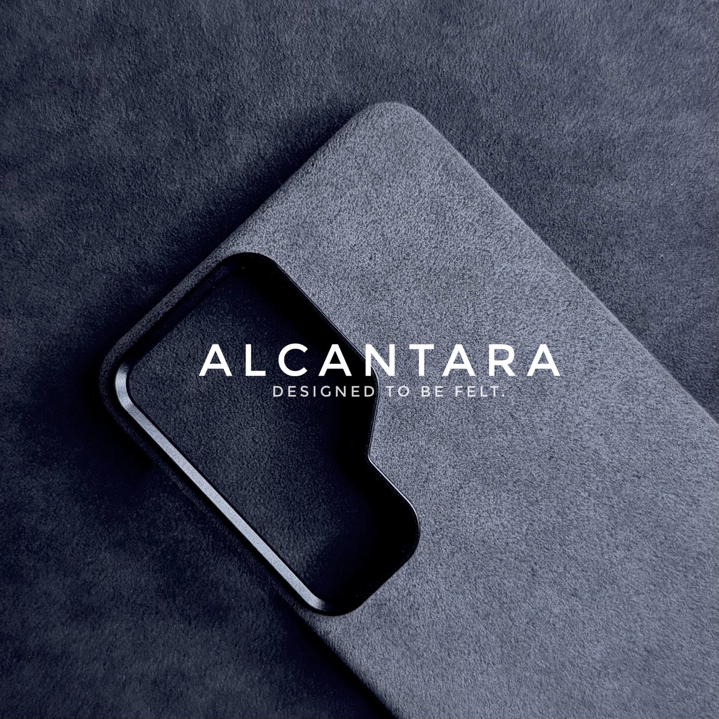 Samsung S26 Ultra Monaco Gray Alcantara case