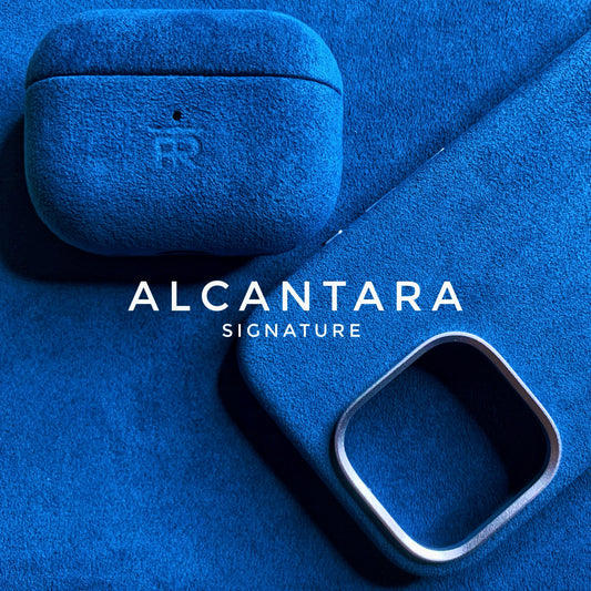 iPhone 15 Pro & 15 pro max Alcantara Signature Skyfall Blue