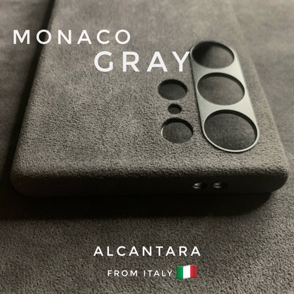 Samsung S25 Ultra Monaco Gray Alcantara case