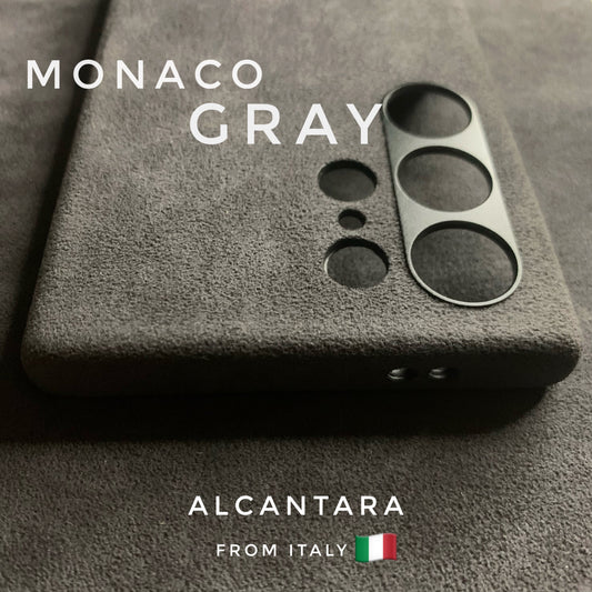 Samsung S25 Ultra Monaco Gray Alcantara case
