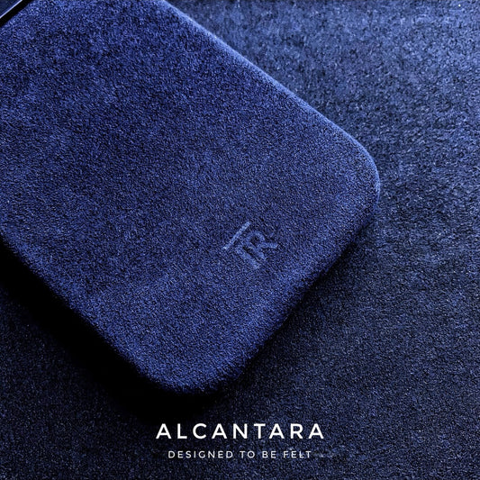 iPhone 17 Pro/ 17 Pro Max Deep Blue Alcantara case with camera control
