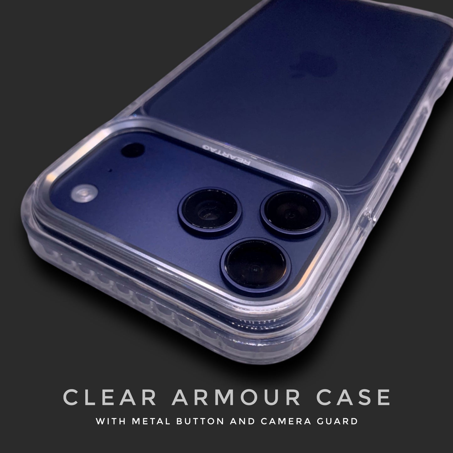 Clear armour case (anti yellow) for iPhone 17 pro max