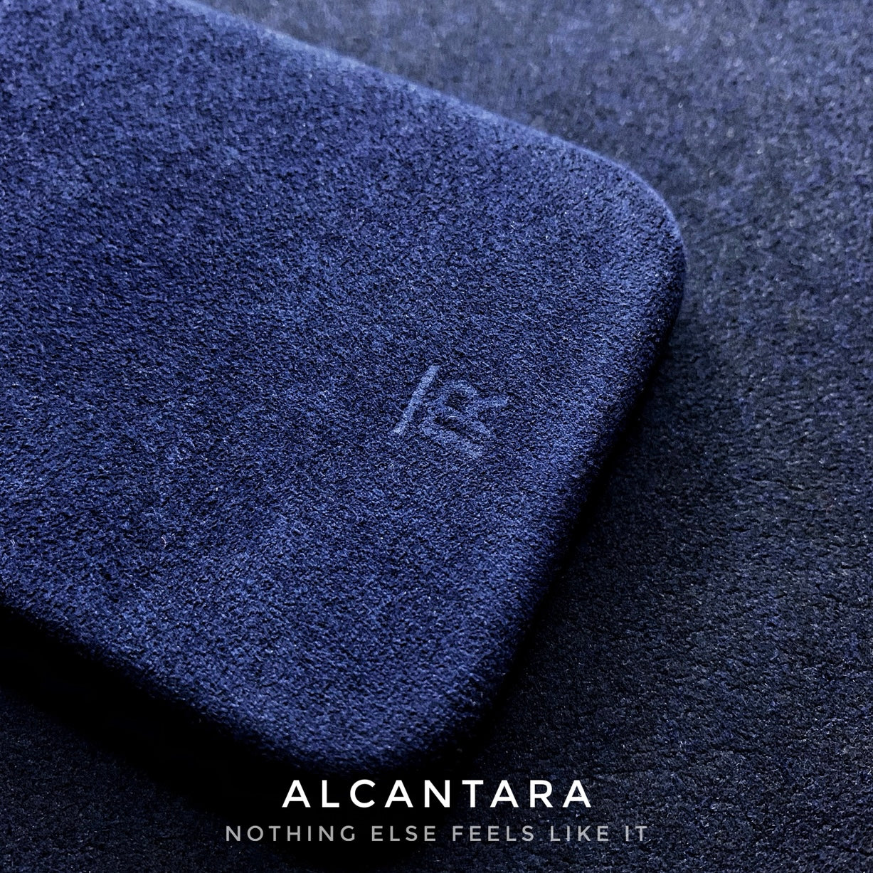 iPhone 17 Pro/ 17 Pro Max Deep Blue Alcantara case with camera control