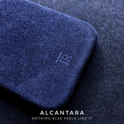 iPhone 17 Pro/ 17 Pro Max Deep Blue Alcantara case with camera control