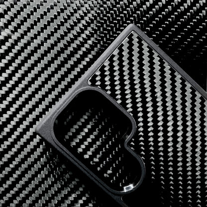S24 Ultra 3k Twill Genuine Glossy Carbon Fiber Case