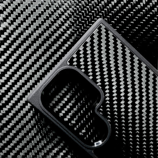 S24 Ultra 3k Twill Genuine Glossy Carbon Fiber Case