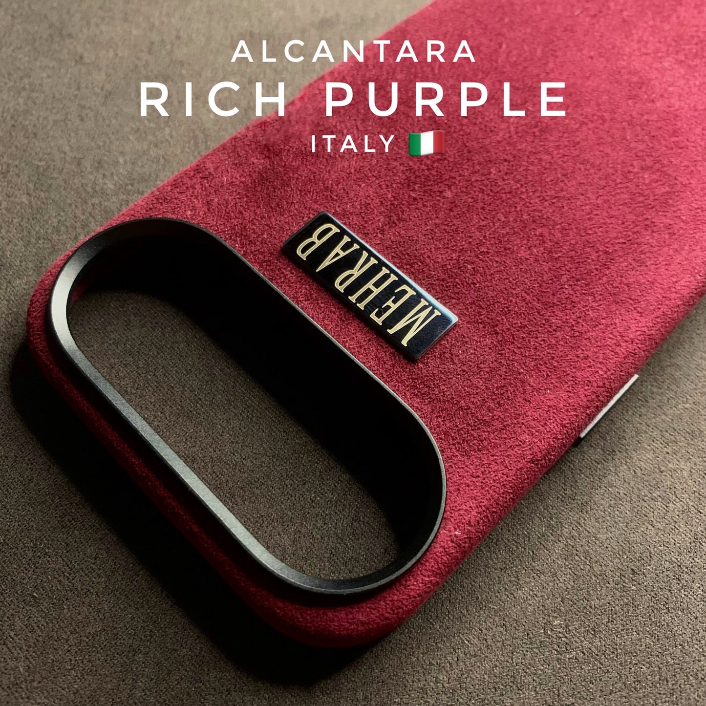 iPhone 17 AIR  Rich Purple Alcantara case