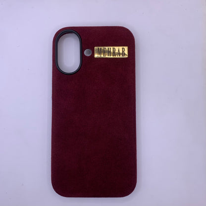 iPhone 17  Rich Purple Alcantara case with Camera Control