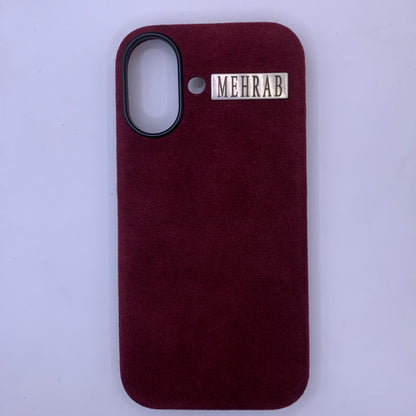 iPhone 17  Rich Purple Alcantara case with Camera Control