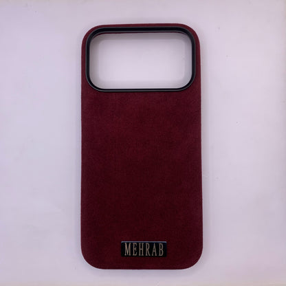 iPhone 17 Pro/ 17 Pro Max Rich Purple Alcantara case with Camera Control