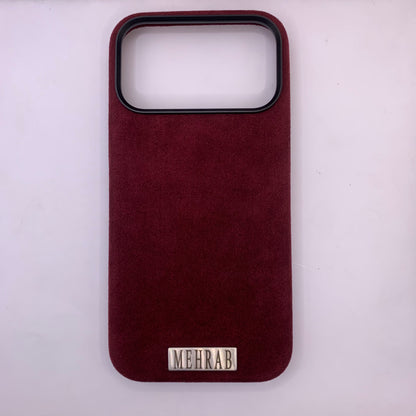 iPhone 17 Pro/ 17 Pro Max Rich Purple Alcantara case with Camera Control
