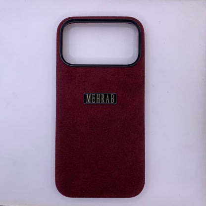 iPhone 17 Pro/ 17 Pro Max Rich Purple Alcantara case with Camera Control
