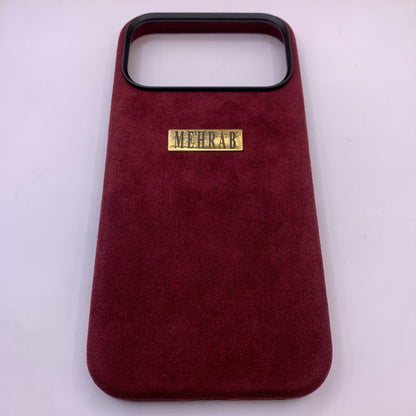iPhone 17 Pro/ 17 Pro Max Rich Purple Alcantara case with Camera Control