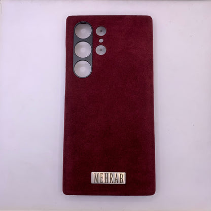 Samsung Ultra Italian Rich Purple Alcantara case