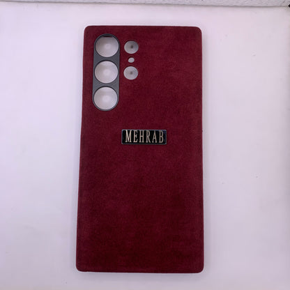 Samsung Ultra Italian Rich Purple Alcantara case