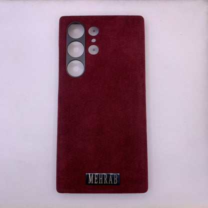 Samsung Ultra Italian Rich Purple Alcantara case